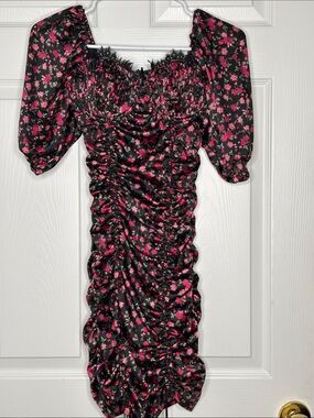 For Love & Lemons Melrose Corset Mini Dress Size XXS Coquette